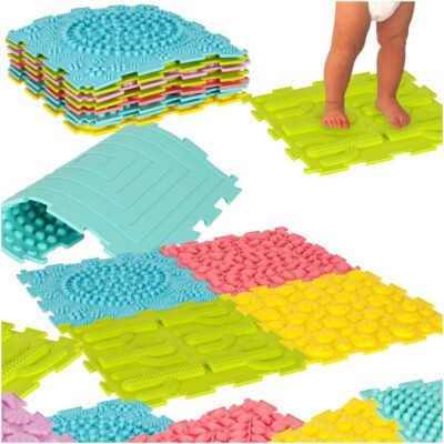 Mata-sensoryczna-puzzle-montessori-do-masazu-stop-8-elementow-pastelowe-172115 KX3172 Product Variation