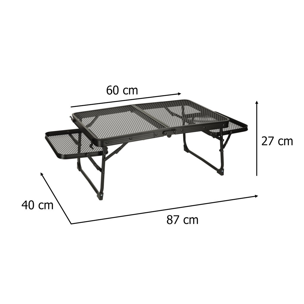 LUARO turistinis stalas kempingo maitinimo sulankstomas stalas 87 x 60 x 40 x 27 cm