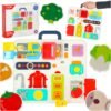 Tablica-manipulacyjna-sensoryczna-montessori-kuchnia-zegar-swiatlo-dzwiek-171297 Sensorinė manipuliacinė lenta "Virtuvė"
