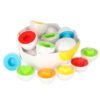 Ukladanka-edukacyjna-sorter-dopasuj-ksztalty-jajka-10-szt-kura-170668 Montessori žaidimas "Višta ir kiaušiniai"