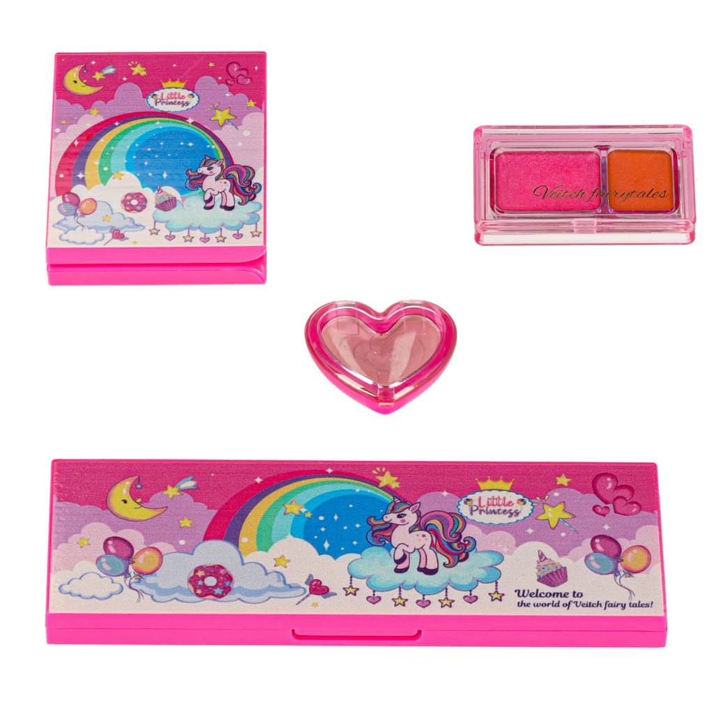 Kosmetyki-do-makijazu-make-up-lakiery-torebka-spodniczka-zestaw-22-elementy-173766 Vaikiškas makiažo ir manikiūro rinkinys ž sijonėlis ir karūna "