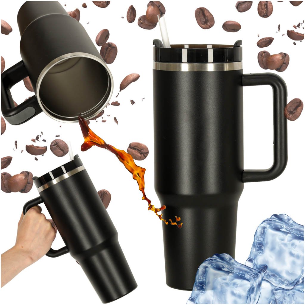 Kubek-termiczny-ze-slomka-i-uchwytem-termos-1200ml-czarny-174012 Pakabinamas skardinių ir butelių smulkintuvas