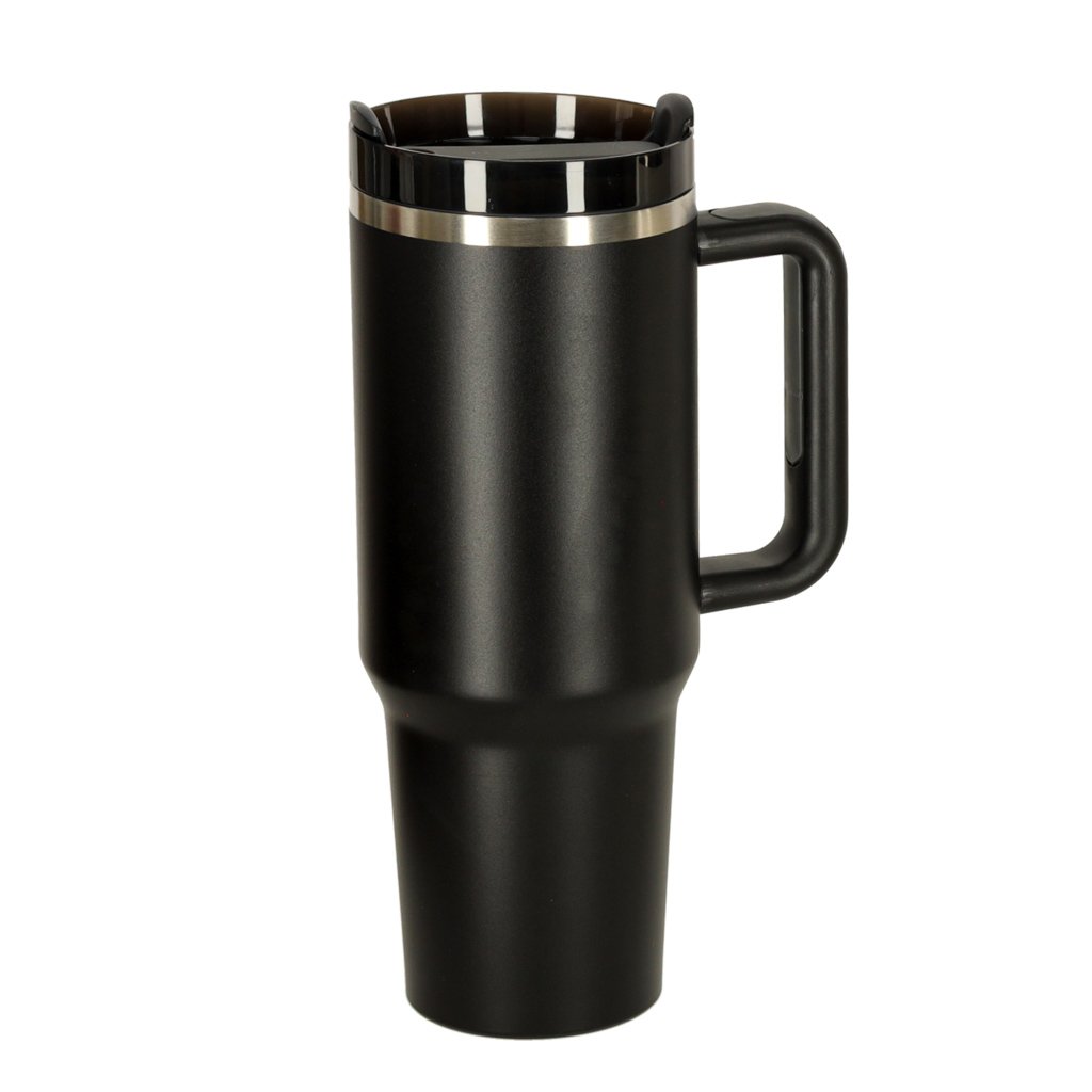 Kubek-termiczny-ze-slomka-i-uchwytem-termos-1200ml-czarny-174016 Termo puodelis su šiaudeliu ir rankenėle 1200ml juodas