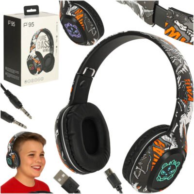 "Bluetooth" belaidės ausinės į ausis "Gaming Sport", juodos spalvos