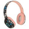 Sluchawki-bezprzewodowe-nauszne-Bluetooth-Gaming-Sport-rozowe-174154 "Bluetooth" belaidės ausinės į ausis "Gaming Sport" rožinės spalvos