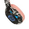 Sluchawki-bezprzewodowe-nauszne-Bluetooth-Gaming-Sport-rozowe-174158 "Bluetooth" belaidės ausinės į ausis "Gaming Sport" rožinės spalvos