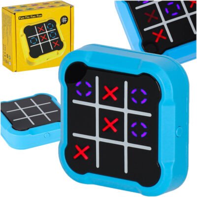 Kolko-krzyzyk-gra-elektroniczna-logiczna-tic-tac-toe-konsola-przenosna-niebieska-174446 Apskritimas kryžius kryžius elektroninis galvosūkių žaidimas tic tac toe nešiojamoji konsolė mėlyna