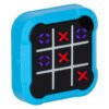 Apskritimas kryžius kryžius elektroninis galvosūkių žaidimas tic tac toe nešiojamoji konsolė mėlyna