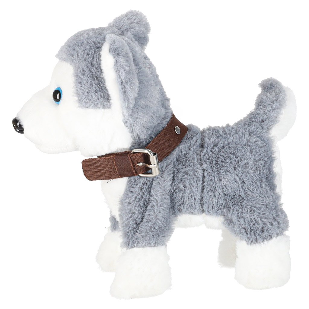 Piesek-interaktywny-na-smyczy-szczeka-chodzi-rusza-ogonem-Husky-175345 Interaktyvus šuo ant pavadėlio haskis