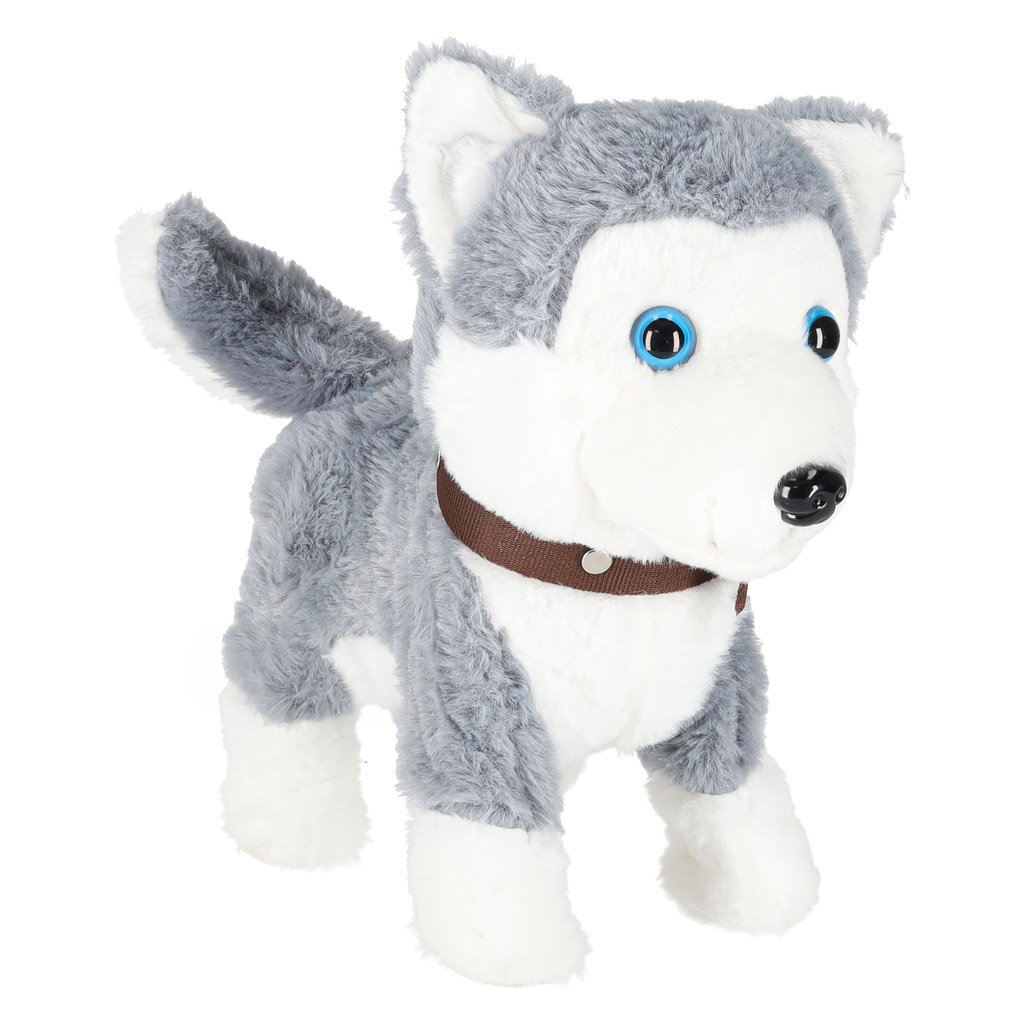 Piesek-interaktywny-na-smyczy-szczeka-chodzi-rusza-ogonem-Husky-175346 Interaktyvus šuo ant pavadėlio haskis