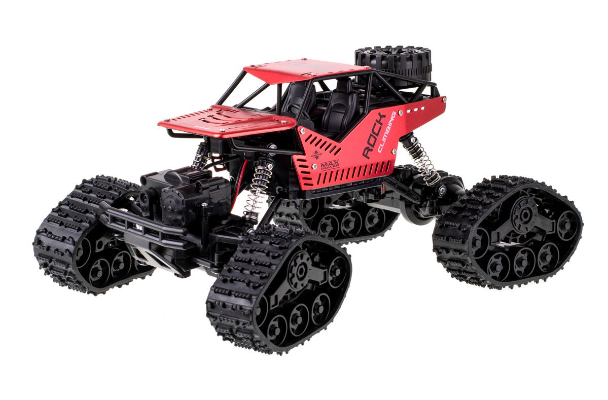 RC Rock Crawler 4x4 LHC012 automobilis 2in1 raudonas