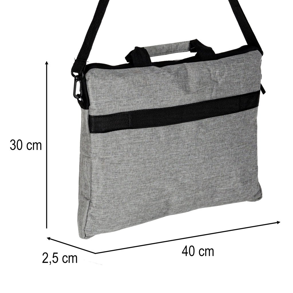 Torba-na-laptopa-15-6-cali-etui-pokrowiec-z-paskiem-teczka-damska-meska-mocna-szara-174721 Nešiojamojo kompiuterio krepšys su rankena, pilkas