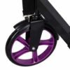 Trike Fix miesto motoroleris sulankstomas 200 mm ratai juodai violetinės spalvos