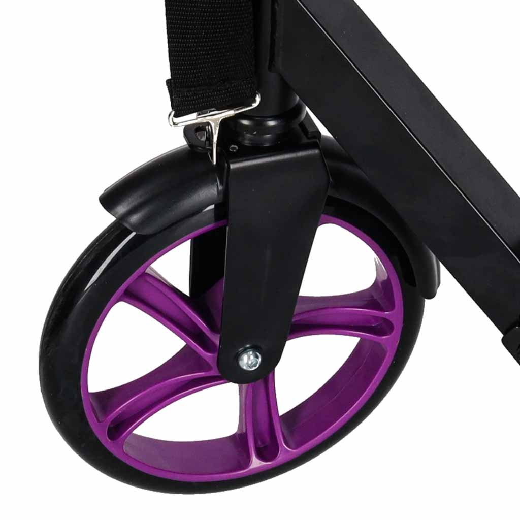 Trike Fix miesto motoroleris sulankstomas 200 mm ratai juodai violetinės spalvos