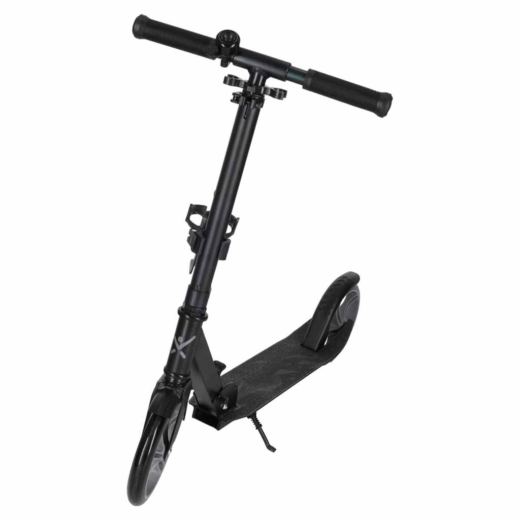 Trike Fix miesto motoroleris sulankstomas 200 mm ratais juodas/pilkas