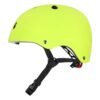 Trike Fix vaikiškas dviratininko šalmas reguliuojamas LED S 48-54cm ryškiai žalias