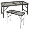 LUARO turistinis stalas kempingo maitinimo sulankstomas stalas 80 x 40 x 66 x 37 cm