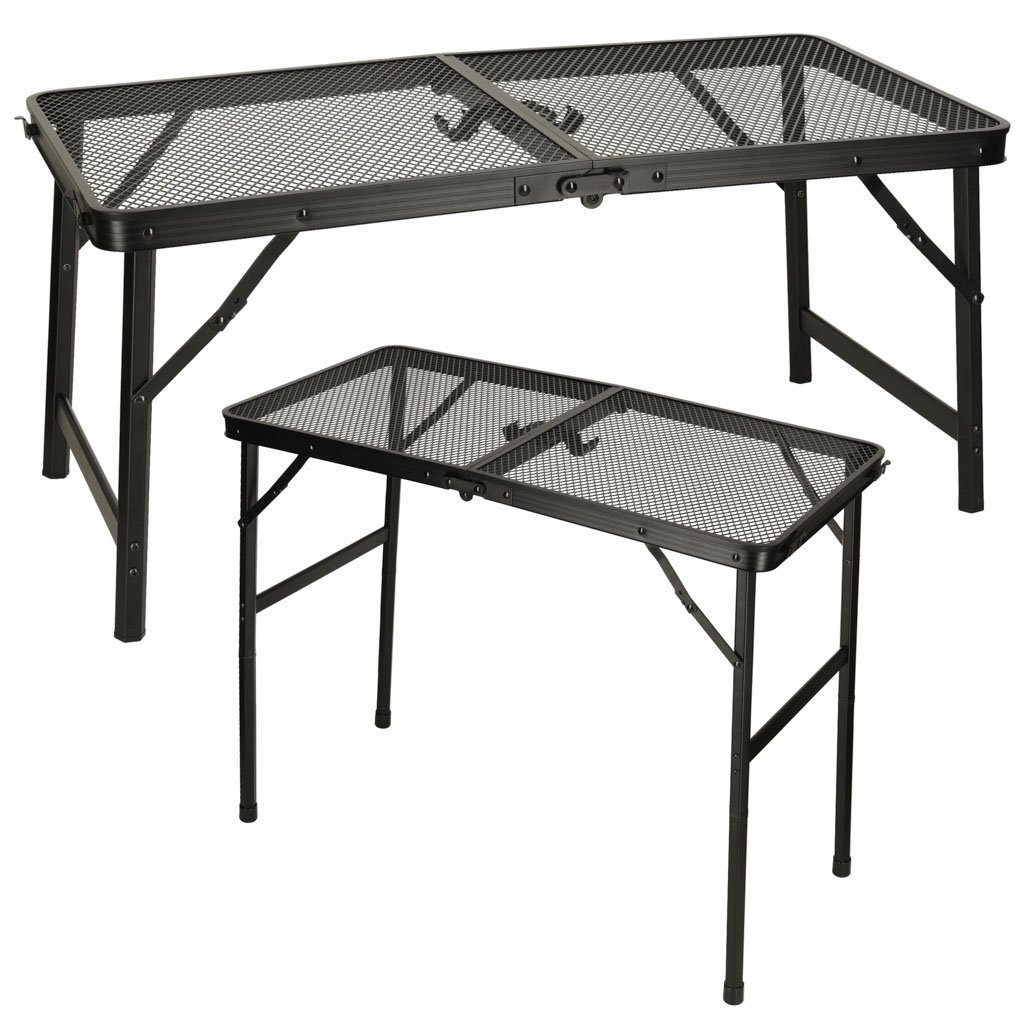 LUARO turistinis stalas kempingo maitinimo sulankstomas stalas 80 x 40 x 66 x 37 cm