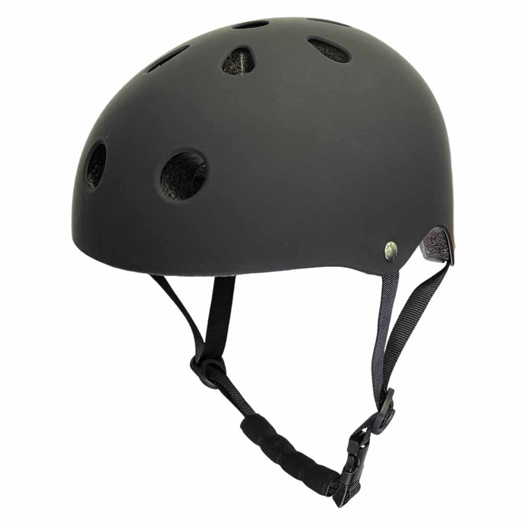 Trike Fix vaikiškas dviratininko šalmas reguliuojamas LED M 55-58cm juodas