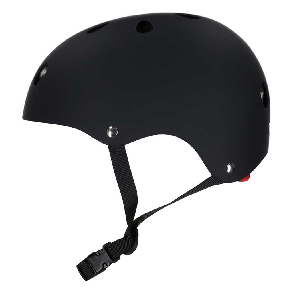 Trike Fix vaikiškas dviratininko šalmas reguliuojamas LED M 55-58cm juodas
