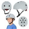 Kask-rowerowy-dla-dziecka-Trike-Fix-dzieciecy-regulowany-LED-M-55-58cm-szary-ciemny-184284 Trike Fix vaikiškas dviratininko šalmas reguliuojamas LED M 55-58cm tamsiai pilkas