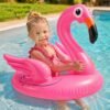 Pripučiamas vaikiškas pontono ratas flamingo