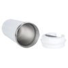 LED kelioninis puodelis su kandikliu 500ml, baltas
