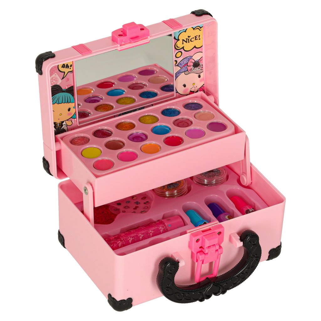 Kuferek-zestaw-kosmetykow-do-makijazu-i-paznokci-makeup-kosmetyki-cienie-lakiery-walizka-172300 Makiažo ir nagų rinkinys makiažo kosmetika šešėliai lakai lagaminas