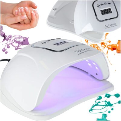 Lampa-do-paznokci-Sun-X5-UV-45-LED-150W-manicure-hybrydy-zele-178528 Nagų lempa Sun X5 UV 45 LED 150W manikiūro hibridai geliai