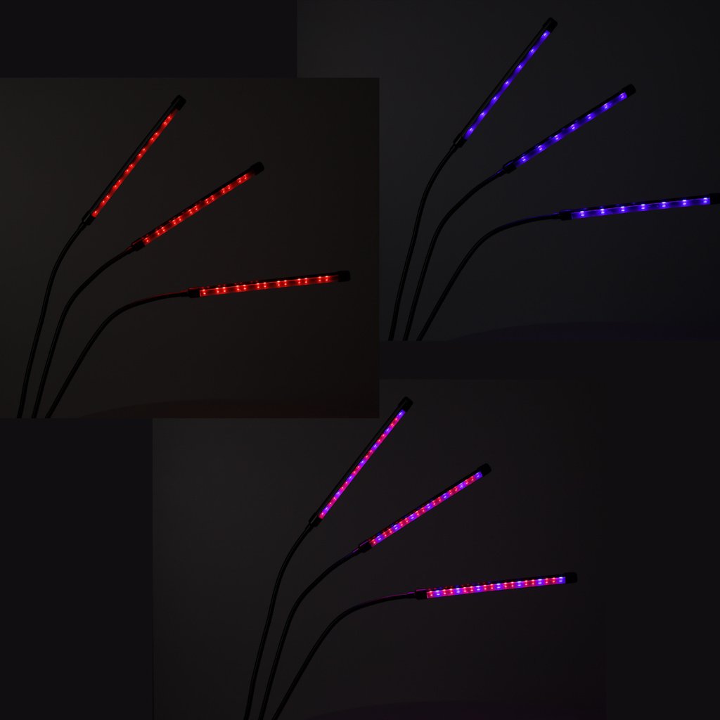 Lampa-do-roslin-LED-uprawy-wzrostu-panel-3-zarowki-172584 LED augalų augimo lempos skydelis su 3 lemputėmis