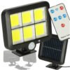 Lampa-solarna-czujnik-ruchu-i-zmierzchu-120-LED-171675 Saulės judesio ir sutemų jutiklio lempa 120 LED