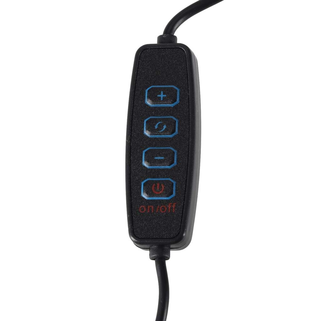 LED stalinis šviestuvas USB pasukama rankena 2 tvirtinimo būdai