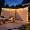 Markiza-narozna-boczna-tarasowa-LUARO-parawan-zwijany-180-x-600-cm-bezowy-182979 LUARO kampinė šoninė terasos markizė su ištraukiamu ekranu 180 x 620 cm, smėlio spalvos