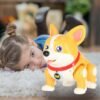 Šuo šuo interaktyvus robotas Corgi šviečiančios ausys muzika