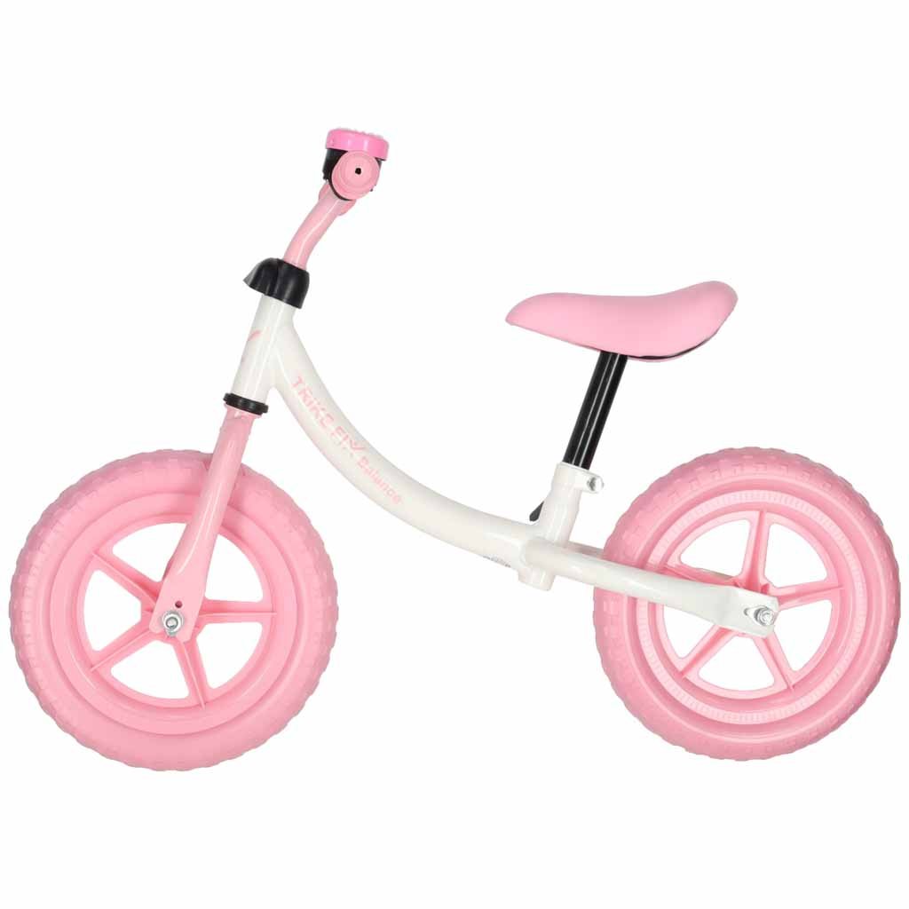 Rowerek-biegowy-Trike-Fix-Balance-z-dzwonkiem-rozowy-186731 Trike Fix Balance krosinis dviratis su varpeliu rožinės spalvos
