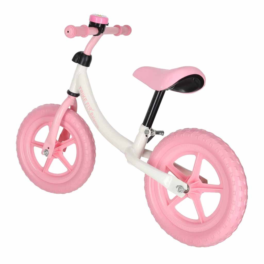 Rowerek-biegowy-Trike-Fix-Balance-z-dzwonkiem-rozowy-186733 Trike Fix Balance krosinis dviratis su varpeliu rožinės spalvos