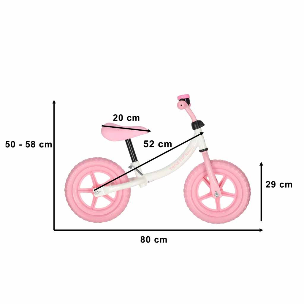 Rowerek-biegowy-Trike-Fix-Balance-z-dzwonkiem-rozowy-186738 Trike Fix Balance krosinis dviratis su varpeliu rožinės spalvos