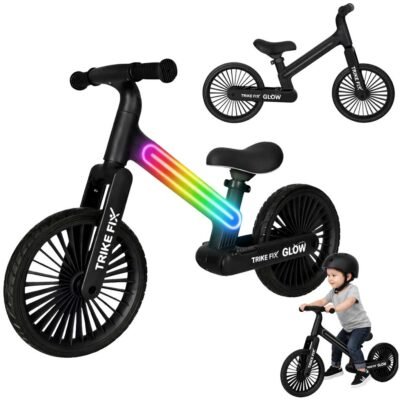 Rowerek-biegowy-Trike-Fix-Glow-LED-czarny-181642 Triratis Fix Glow LED krosinis dviratis juodas