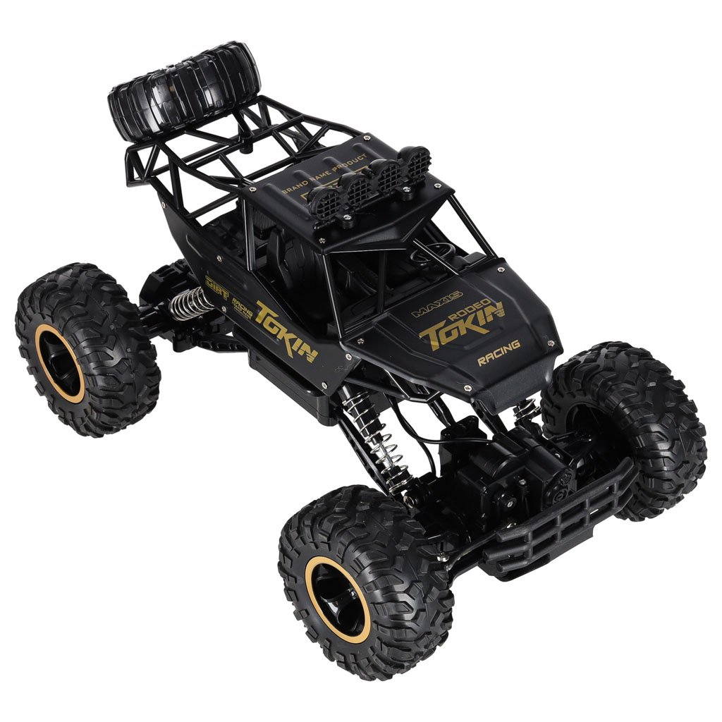 Samochod-zdalnie-sterowany-na-pilota-RC-Rock-Crawler-1-12-4WD-METAL-czarny-177436 RC automobilis Rock Crawler 1:12 4WD METAL juodas