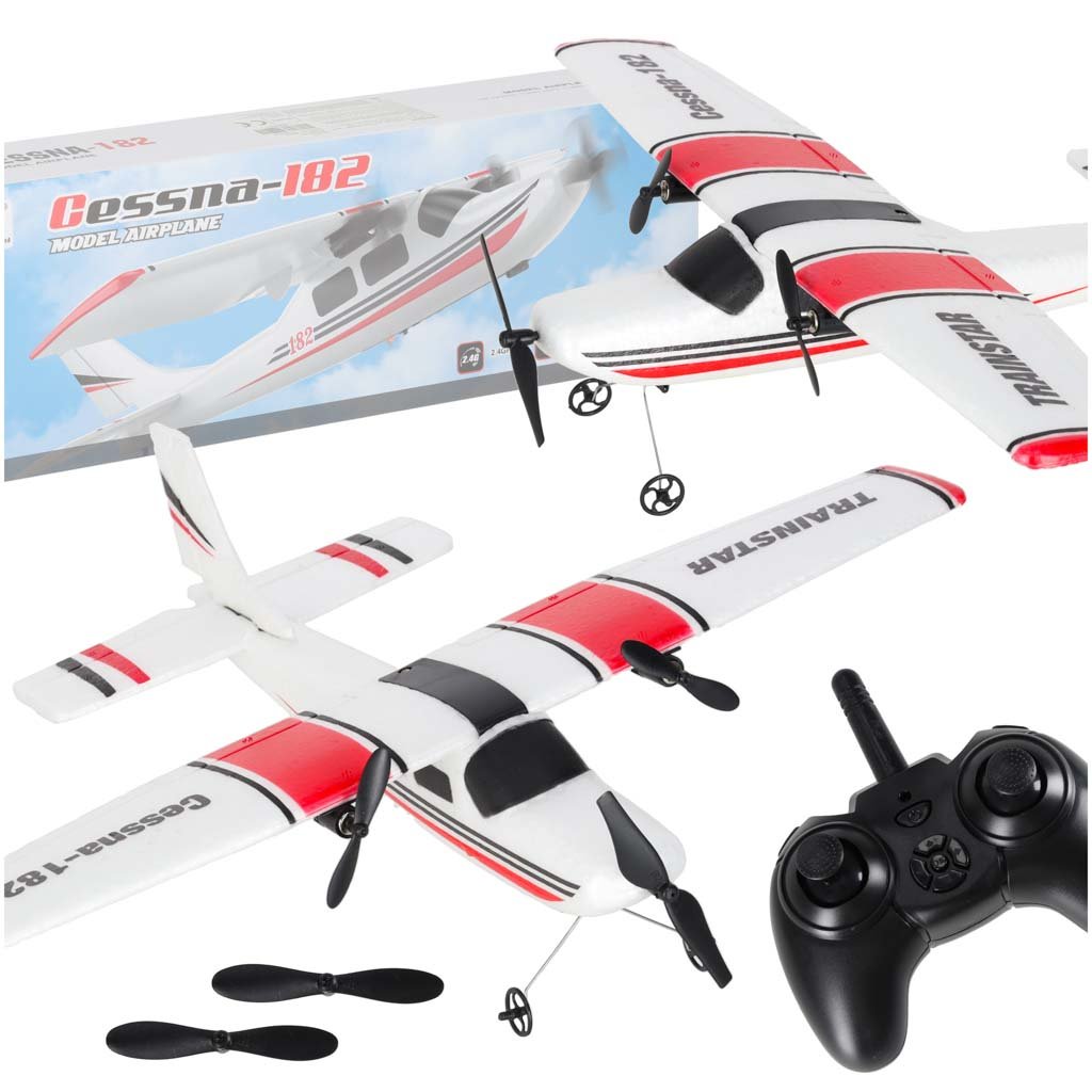 Samolot-zdalnie-sterowany-Cessna-182-szybowiec-akrobata-2-4GHz-178220 Didelis gydytojo rinkinys medicininė stotis mažas gydytojas ekg rentgeno šviesa garsas