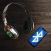 Sluchawki-bezprzewodowe-nauszne-Bluetooth-RGB-Gaming-Sport-200mAh-czarne-177499 "Bluetooth" belaidės ausinės į ausis "Gaming Sport", juodos spalvos
