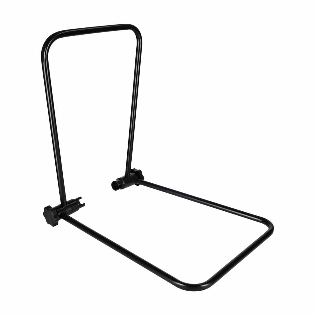 Stojak-na-rower-serwisowy-skladany-metalowy-na-tylne-kolo-182986 Metalinis sulankstomas tarnybinių dviračių stovas galiniam ratui