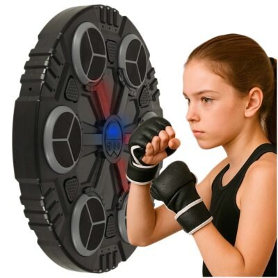 Tarcza-bokserska-treningowa-na-sciane-trenazer-muzyka-Bluetooth-LED-USB-173668 Boksininkų skydas sieninis treniruoklis muzika "Bluetooth" LED USB