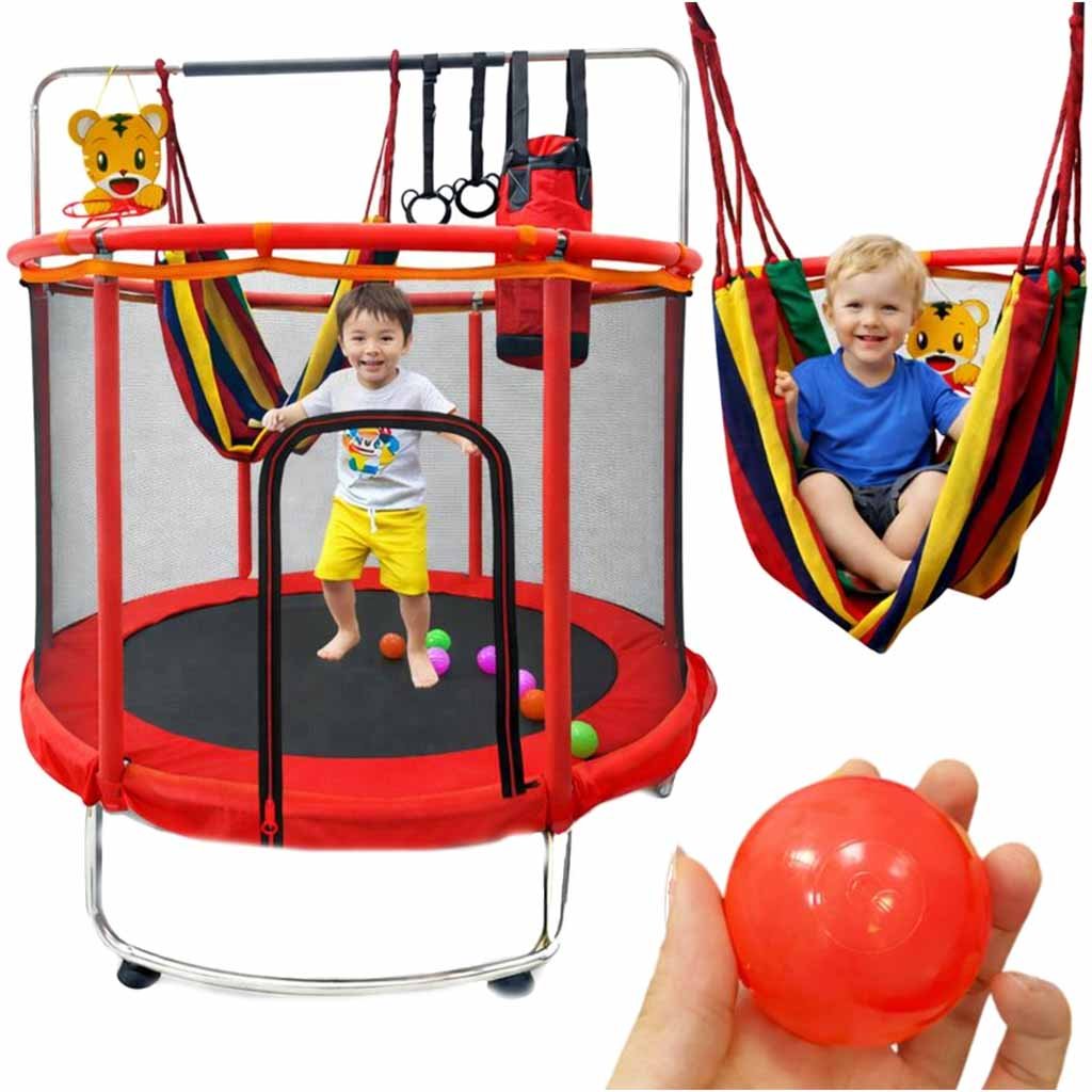Trampolina-dla-dzieci-ogrodowa-siatka-pilki-koszykowka-155cm-czerwona-182691 Trike Fix Glow LED krosinis dviratis žalias