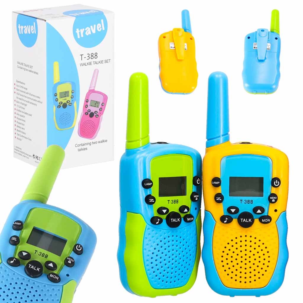 Walkie-talkie-krotkofalowka-dla-dzieci-zestaw-2-sztuki-183943 Vaikams skirtas 2 dalių rinkinys Walkie Talkie Walkie