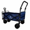 Wozek-transportowy-LUARO-plazowy-skladany-z-daszkiem-i-siatka-120l-granatowy-184383 LUARO paplūdimio transportavimo vežimėlis sulankstomas su stogeliu ir tinkleliu tamsiai mėlyna