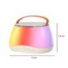 Karaokės rinkinys "Bluetooth" garsiakalbis LED RGB 2 mikrofonai USB